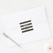 Faux Gold Foil Kerst stickers (Envelop)
