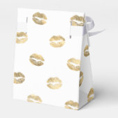 Faux Gold Foil Lipstick Favor Box Bedankdoosjes (Achterkant)