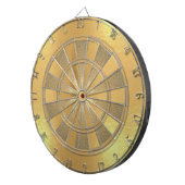 Faux Gold Foil Metallic Simple Elegant Dartbord (Voorkant Rechts)