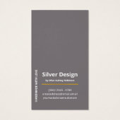 Faux Gold Foil Minimalistische Display Kaart (Achterkant)