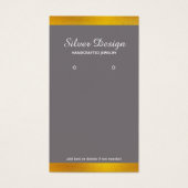 Faux Gold Foil Minimalistische Display Kaart (Voorkant)