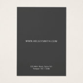 Faux Gold Foil op Bronze Earring Display Kaart (Achterkant)