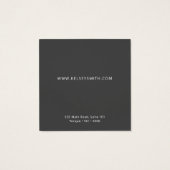 Faux Gold Foil op Bronze Earring Display Kaart (Achterkant)