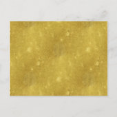 Faux Gold Foil Texture Background Sparkle Sjabloon Briefkaart (Voorkant)