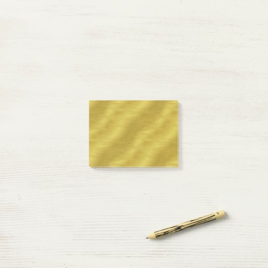 Faux Gold Foil Texture Background Sparkle Sjabloon Post-it® Notes (Op bureau)