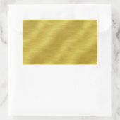 Faux Gold Foil Texture Background Sparkle Sjabloon Rechthoekige Sticker (Tas)