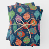 Faux Gold Foil-valstrips Verkleuringspatroon kleur Inpakpapier Vel (In situ)