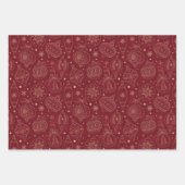 Faux Gold Foil-valstrips Verkleuringspatroon kleur Inpakpapier Vel (Voorkant 3)