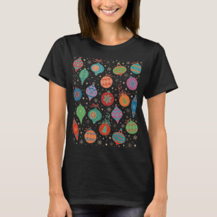 Faux Gold Foil-valstrips Verkleuringspatroon kleur T-shirt