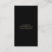 Faux Gold Foil Zon Visitekaartje (Achterkant)