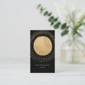 Faux Gold Foil Zon Visitekaartje (Staand voorkant)