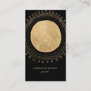 Faux Gold Foil Zon Visitekaartje