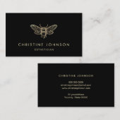 Faux Gold folie Bee Design logo Visitekaartje (Voorkant / Achterkant)