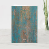 Faux Gold folie Cross Religious Kaart (Achterkant)