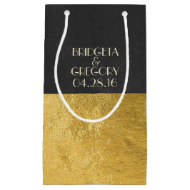 Faux Gold Folie en krijtbord Klein Cadeauzakje