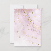 Faux gold folie Heilig Kruis Eerste Communie Kaart (Achterkant)