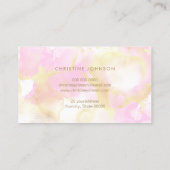 Faux Gold folie Honing Koningin Bijen Visitekaartje (Achterkant)