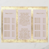 faux gold folie lotus brochure (Achterkant)