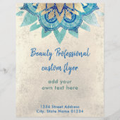 FAUX Gold folie lotus Flyer (Voorkant)