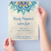 FAUX Gold folie lotus Flyer (Hand)