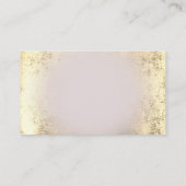 Faux Gold folie Lotus logo Dank u Visitekaartje (Achterkant)