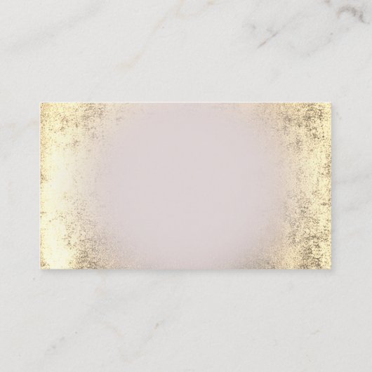 Faux Gold folie Lotus logo Dank u Visitekaartje (Achterkant)