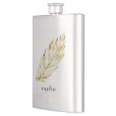 Faux Gold Folie Metallic Feather Flacon (Links)
