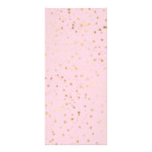 Faux Gold folie Stars Beauty Salon prijslijst Rack Reclamekaart (Achterkant)