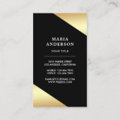 Faux Gold Folie Sterren Confetti Regenboog Anker Visitekaartje (Achterkant)