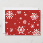 Faux Gold Folie Vrolijke Kerstkaart (Achterkant)