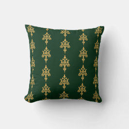 Faux Gold  Forest Green Omkeerbaar Kussen
