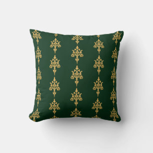 Faux Gold  Forest Green Omkeerbaar Kussen