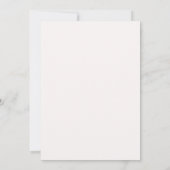 Faux gold Gilded Meadow Invitation Kaart (Achterkant)
