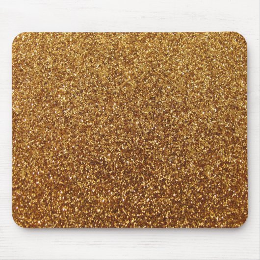 Faux Gold glitter-afbeelding Muismat (Voorkant)