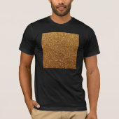 Faux Gold glitter-afbeelding T-shirt (Voorkant)