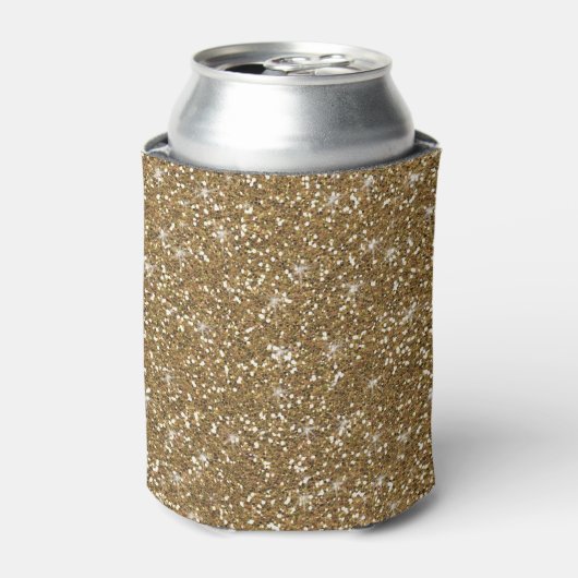 Faux Gold Glitter Blikjeskoeler (Blikje Voorkant)
