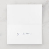 Faux Gold Glitter Bride Plaatskaartje (Binnenkant ongevouwen)