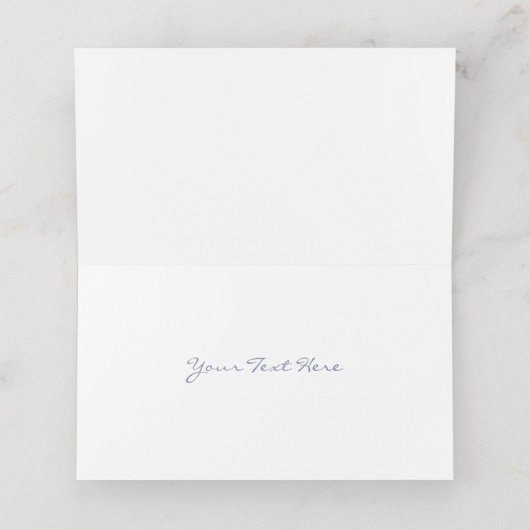 Faux Gold Glitter Bride Plaatskaartje (Binnenkant ongevouwen)