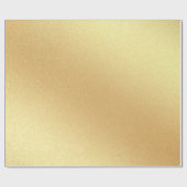 Faux Gold Glitter Elegant Modern Gouden Glanzend Cadeaupapier (Vlak)