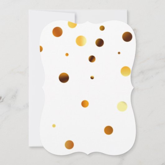 Faux Gold Glitter Folie Daisy Geïnspireerd huwelij Save The Date (Achterkant)