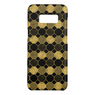 Faux Gold Glitter Geometric Pattern Case-Mate Samsung Galaxy S8 Hoesje
