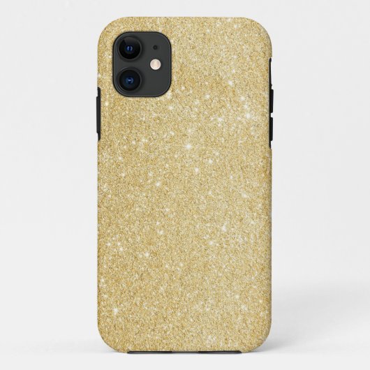 Faux Gold Glitter iPhone 5/5s Hoesje (Achterkant)