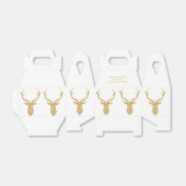 Faux Gold Glitter-kerstrecorder - op maat gemaakt Bedankdoosjes (Uitgevouwen)