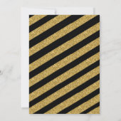 Faux Gold Glitter Klasse van 2025 Graduation Party Kaart (Achterkant)