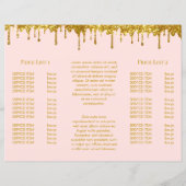 faux gold glitter koningin bijenbrochure (Achterkant)
