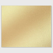 Faux Gold Glitter Modern Gouden Elegant Glanzend Cadeaupapier (Vlak)