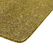 Faux Gold Glitter Moderne Keuken Snijplank (Hoek)