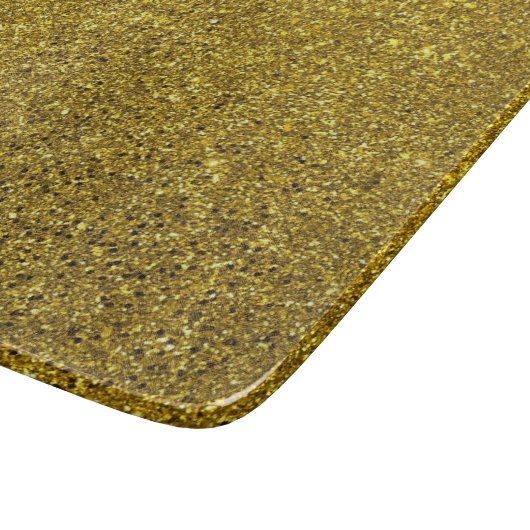 Faux Gold Glitter Moderne Keuken Snijplank (Hoek)