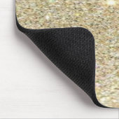 Faux Gold Glitter Mousepad, Glitter look Muismat (Hoek)
