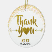 Faux Gold Glitter Ornament (Links)